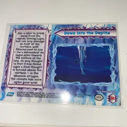 2000 Topps Pokemon 2000 Down Into The Depths #58 NM - Image 2