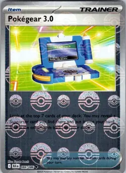 Pokemon | SV: Black Bolt | Pokegear 3.0 (Poke Ball Pattern) | 084/086 | Holo | N - Image 1