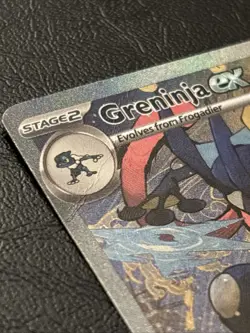 Greninja ex 132 SVP Black Star Promo EX Full Art Pokemon Card HP/DAMAGED - Image 3