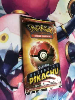 Pokemon Detective Pikachu Movie 2-Card Booster Pack (with SM190 Promo Holo Rare) - Image 3