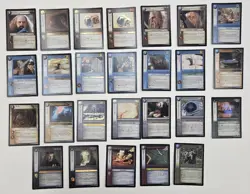 Lord of the Rings TCG LOTR Reflections 26 Card Foil Rare Set NM - Image 1