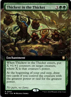 Thickest in the Thicket (Extended Art) 67 Commander: Bloomburrow Magic: NM - Image 1