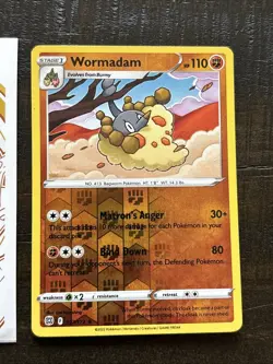 Wormadam 77/172 Brilliant Stars Regular Rare Pokemon Card TCG 077/172 Pokemon - Image 2