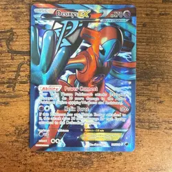 Deoxys EX Pokemon TCG Card Team Plasma Freeze 111/116 FULL ART - Image 1
