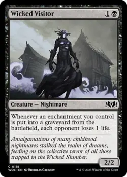 Wicked Visitor - Near Mint MTG Wilds of Eldraine - Image 1