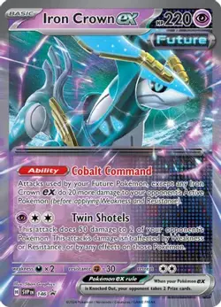 Iron Crown ex 146 Holo Promo Scarlet & Violet Promo Pokemon NM/M - Image 4