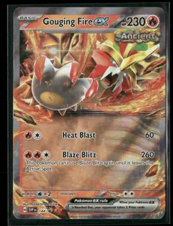Gouging Fire ex 144 Holo Promo Scarlet & Violet Promo Pokemon NM/M - Image 1