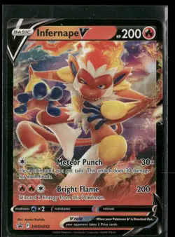 Infernape V SWSH252 Holo Promo Sword & Shield Promo Pokemon NM/M - Image 1