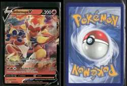 Infernape V SWSH252 Holo Promo Sword & Shield Promo Pokemon NM/M - Image 3