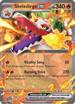 Skeledirge ex 034 Holo Promo Scarlet & Violet Promo Pokemon NM/M - Image 4