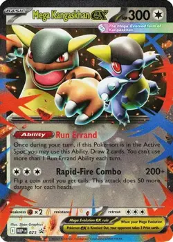 Mega Kangaskhan ex - 025 025 Holo Promo ME: Mega Evolution Promo Pokemon NM/M - Image 4