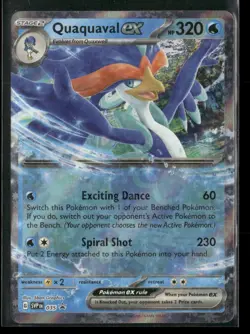 Quaquaval ex 035 Holo Promo Scarlet & Violet Promo Pokemon NM/M - Image 1