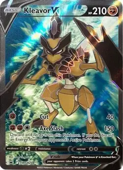 Kleavor V (Full Art) SWSH248 Holo Promo Sword & Shield Promo Pokemon NM/M - Image 4