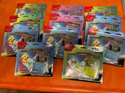 Pokemon TCG Prismatic Evolutions Tech Sticker Collection Lot Of 11 Sealed New - Image 1