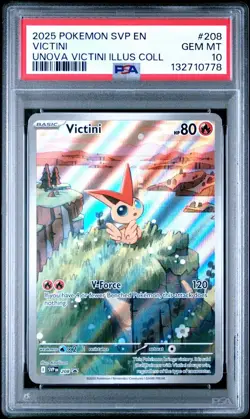 Pokemon Victini SVP 208 Black Star Promo PSA 10 - Image 1