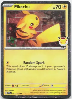 Pikachu (Pokemon Day 2026) 051/162 Holo Miscellaneous Cards & Products NM - Image 1