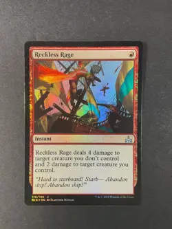 Reckless Rage - Foil - Rivals of Ixalan - Magic the Gathering - MTG - Image 1