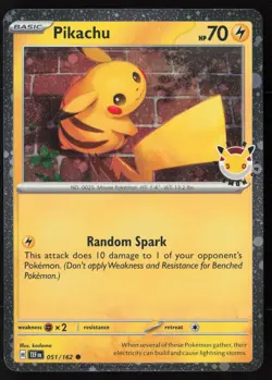 Pikachu (Pokemon Day 2026) Holo Common Miscellaneous Cards & Products 051/162 NM - Image 1