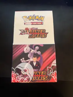 Pokemon Destined Rivals Half Booster Box, Sealed 18 Packs - Image 1