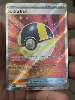 Pokemon TCG Ultra Ball AH 264/217 Full Art Trainer Item Holo English 2026 NM - Image 1