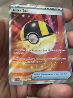 Pokemon TCG Ultra Ball AH 264/217 Full Art Trainer Item Holo English 2026 NM - Image 5