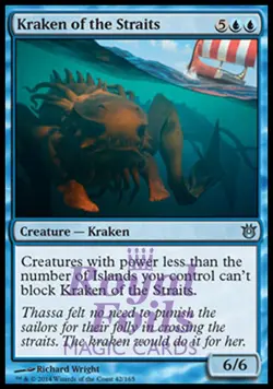 Kraken of the Straits 1x FOIL BNG MTG Born of the Gods Uncommon MINT blue - Image 1