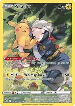 Pikachu - TG05/TG30 - Lost Origin Trainer Gallery NM, English Pokemon Lost Origi - Image 1