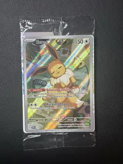 Pokemon TCG Eevee Scarlet &Violet Promo HoloCard 173 Special Illustration Sealed - Image 1