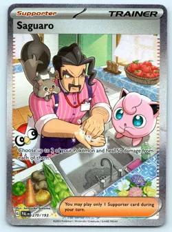 Saguaro 270/193 Special Illustration Rare Paldea Evolved Pokemon Holo 2023 NM - Image 1