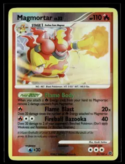 Magmortar 31/132 Secret Wonders Reverse Holo Rare Pokemon - Image 1