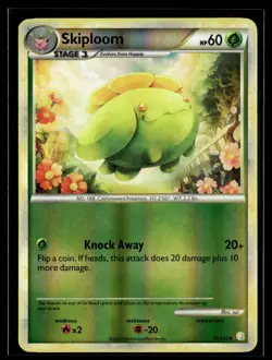 Skiploom 51/123 HeartGold & SoulSilver Reverse Holo Uncommon Pokemon - Image 1