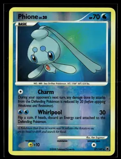 Phione 27/100 Majestic Dawn Reverse Holo Rare Pokemon - Image 1