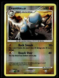 Cranidos 46/127 Platinum Reverse Holo Uncommon Pokemon - Image 1
