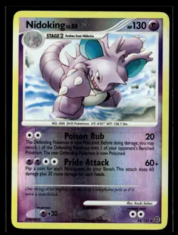 Nidoking 34/132 Secret Wonders Reverse Holo Rare Pokemon - Image 1