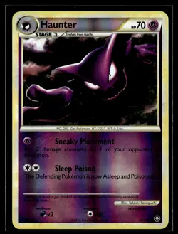 Haunter 35/102 HGSS Triumphant Reverse Holo Uncommon Pokemon - Image 1