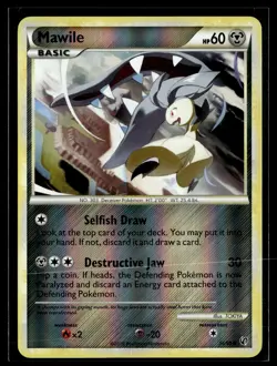 Mawile 56/90 HGSS Undaunted Reverse Holo Common Pokemon - Image 1