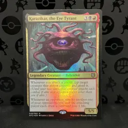Karazikar, the Eye Tyrant -Foil MTG Commander 2021 Forgotten Realms LP - Image 1