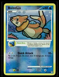 Buizel 75/123 Mysterious Treasures Reverse Holo Common Pokemon - Image 1