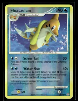 Floatzel 26/130 Diamond & Pearl Reverse Holo Rare Pokemon - Image 1
