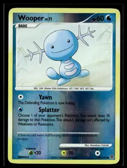 Wooper 118/132 Secret Wonders Reverse Holo Common Pokemon - Image 1