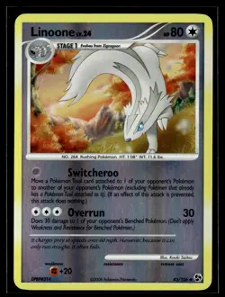 Linoone 43/106 Great Encounters Reverse Holo Uncommon Pokemon - Image 1
