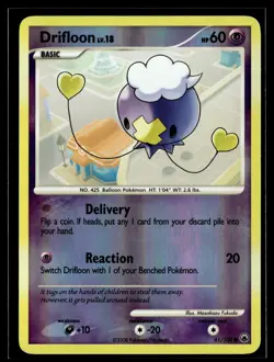 Drifloon 61/100 Majestic Dawn Reverse Holo Common Pokemon - Image 1