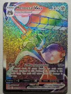 Melmetal VMAX 080/078 Rainbow Rare Pokemon GO Pokemon Near Mint - Image 1
