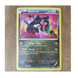 Rayquaza Secret Rare Shiny Holo 128/124 Dragons Exalted 120 HP Eng 2012 - Image 1
