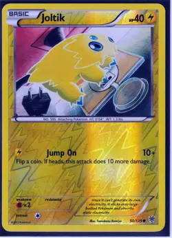 2012 POKEMON RARE GALVANTULA #51 & JOLTIK #50 - PLASMA STORM- REVERSE HOLO NM/LP - Image 3