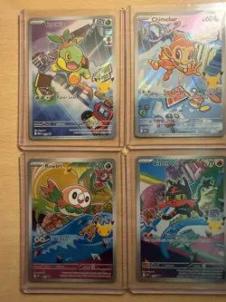 Pokemon First Partner Illustration Collection Series 1, Gen 4 and 7 Starters - Image 2