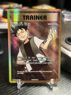 Pokemon Brock's Grit Full Art Holo Ultra Rare Trainer Evolutions 107/108 English - Image 1