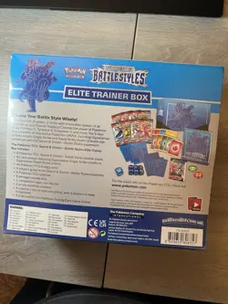 Pokemon TCG Battle Styles - Elite Trainer Box Rapid Strike Urshifu Art (Blue) 🔥 - Image 2