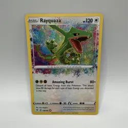 Pokemon Rayquaza 138/185 Swsh04: Vivid Voltage Amazing Rare Holo English 120 HP - Image 1