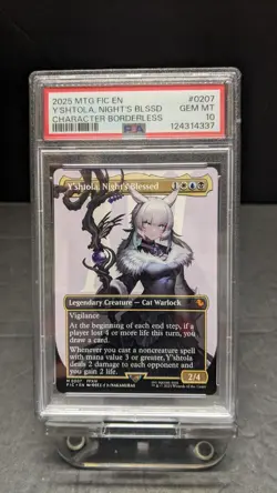 2025 MTG Final Fantasy Tifa Yuna Y'shtola Borderless Sequential Serial PSA 10 - Image 2
